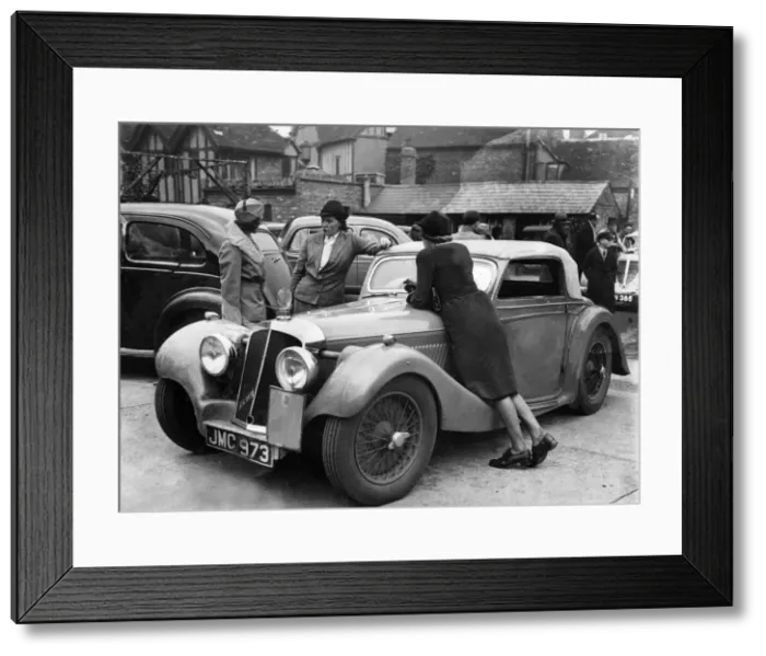 Framed Print : 1939 Atalanta on R. A. C. Brighton rally. Creator: Unknown Framed Print : 1939 Atalanta on R. A. C. Brighton rally. Creator: Unknown