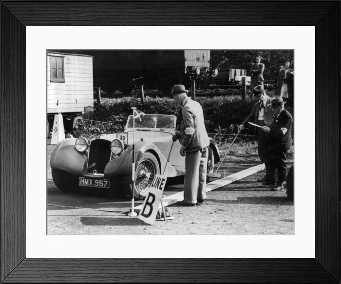 Framed Print : Atalanta on 1939 Scottish rally. Creator: Unknown Framed Print : Atalanta on 1939 Scottish rally. Creator: Unknown