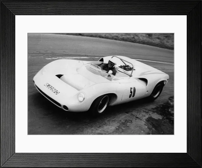 Framed Print : Lola T70, Phil Scragg 1966. Creator: Unknown