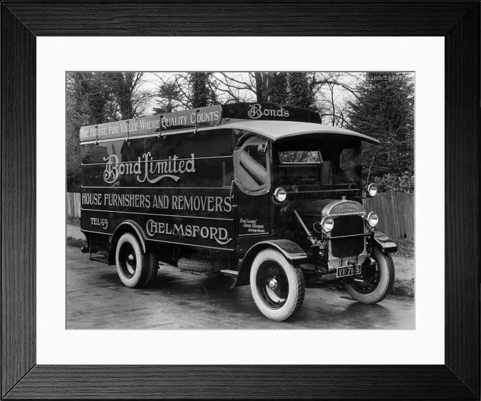 Framed Print : 1928 Thonycroft removals lorry. Creator: Unknown Framed Print : 1928 Thonycroft removals lorry. Creator: Unknown