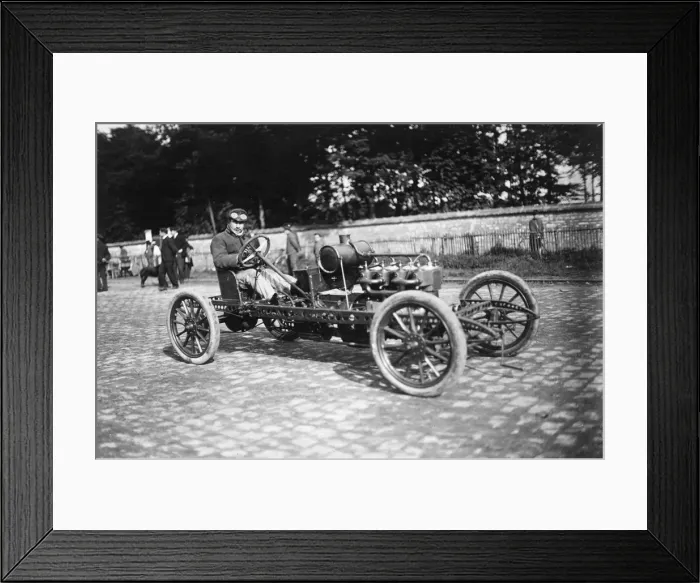 Framed Print : 1905 Clement Bayard, Albert Clement at Gaillon. Creator: Unknown Framed Print : 1905 Clement Bayard, Albert Clement at Gaillon. Creator: Unknown