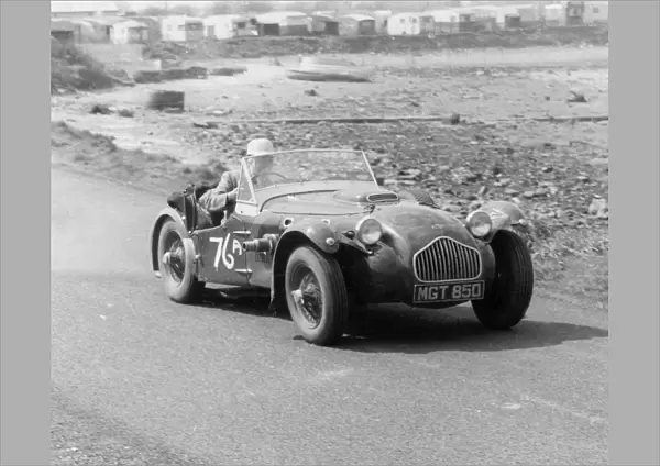 1951 Allard J2 at Gosport speed trials 1958. Creator: Unknown