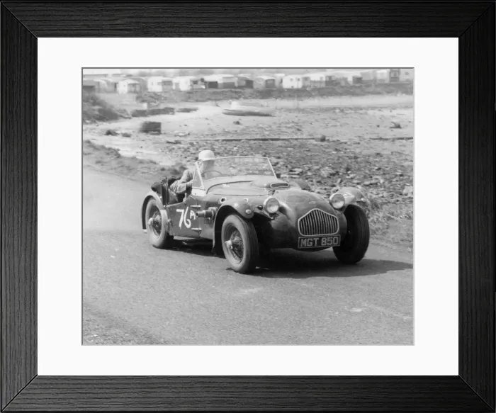 Framed Print : 1951 Allard J2 at Gosport speed trials 1958. Creator: Unknown Framed Print : 1951 Allard J2 at Gosport speed trials 1958. Creator: Unknown