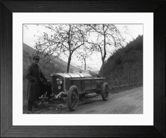 Framed Print : Chitty Chitty Bang Bang with Count Louis Zborowski. Creator: Unknown Framed Print : Chitty Chitty Bang Bang with Count Louis Zborowski. Creator: Unknown