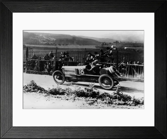 Framed Print : 1922 Ballot, Targa Florio driven by Giulio Foresti. Creator: Unknown Framed Print : 1922 Ballot, Targa Florio driven by Giulio Foresti. Creator: Unknown