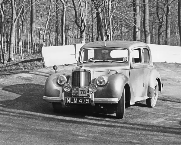1953 Alvis TA21 on 1954 R. A. C. Rally. Creator: Unknown