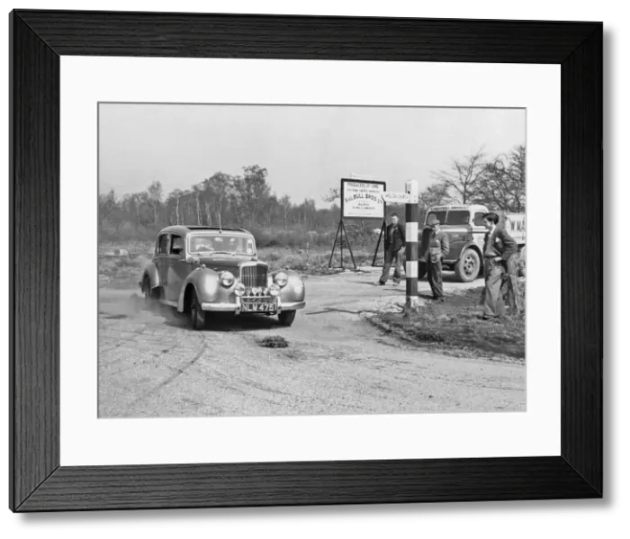 Framed Print : 1952 Alvis TA21 on 1954 L. M. C. Little Rally. Creator: Unknown Framed Print : 1952 Alvis TA21 on 1954 L. M. C. Little Rally. Creator: Unknown