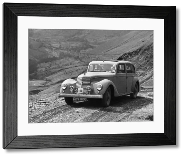 Framed Print : Armstrong Siddeley Lancaster on 1949 R. A. C. Rally. Creator: Unknown Framed Print : Armstrong Siddeley Lancaster on 1949 R. A. C. Rally. Creator: Unknown