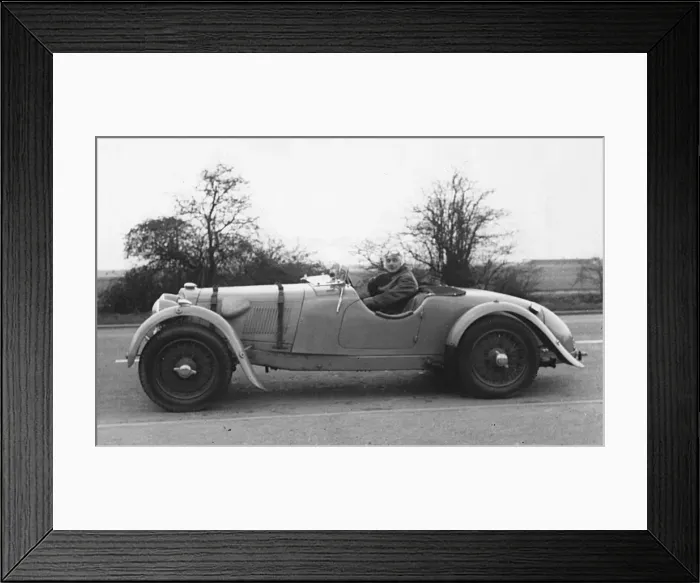 Framed Print : 1937 Aston Martin 2 litre speed model. Creator: Unknown Framed Print : 1937 Aston Martin 2 litre speed model. Creator: Unknown