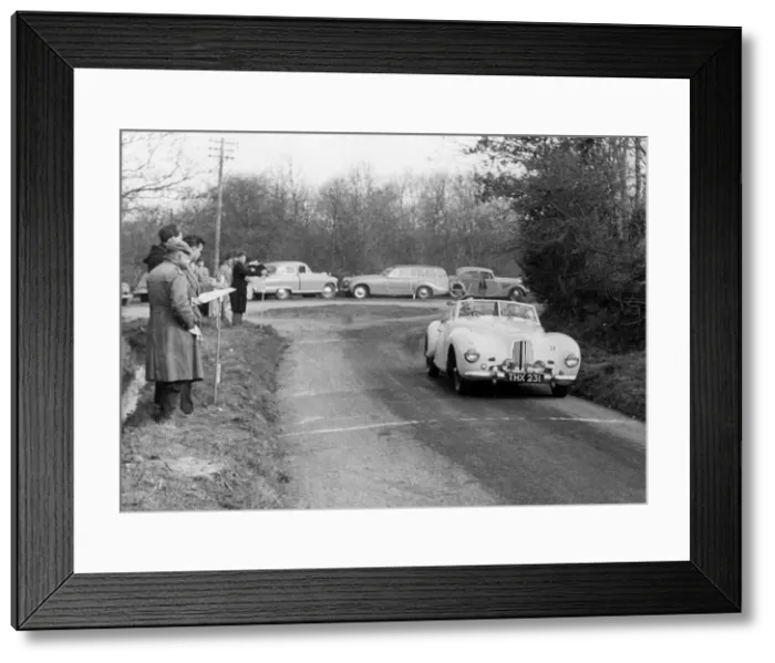 Framed Print : 1950 Aston Martin DB1 on 1955 Little Rally. Creator: Unknown Framed Print : 1950 Aston Martin DB1 on 1955 Little Rally. Creator: Unknown