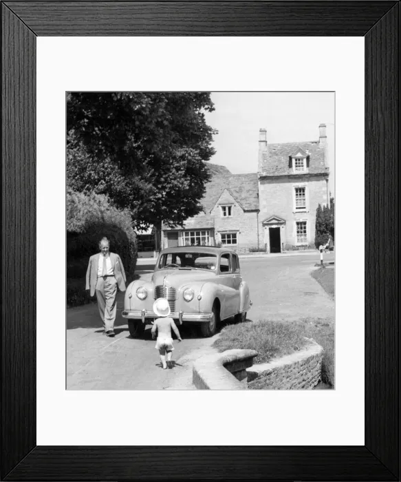 Framed Print : 1949 Austin A70 Hampshire. Creator: Unknown Framed Print : 1949 Austin A70 Hampshire. Creator: Unknown