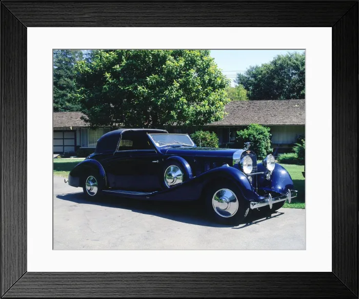 Framed Print : 1936 Hispano Suiza T68 J12. Creator: Unknown Framed Print : 1936 Hispano Suiza T68 J12. Creator: Unknown