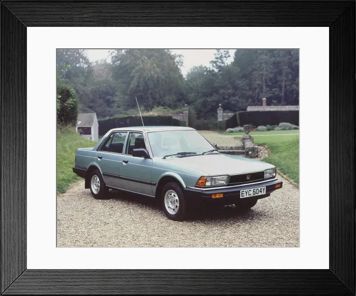 Framed Print : 1983 Honda Accord saloon. Creator: Unknown Framed Print : 1983 Honda Accord saloon. Creator: Unknown