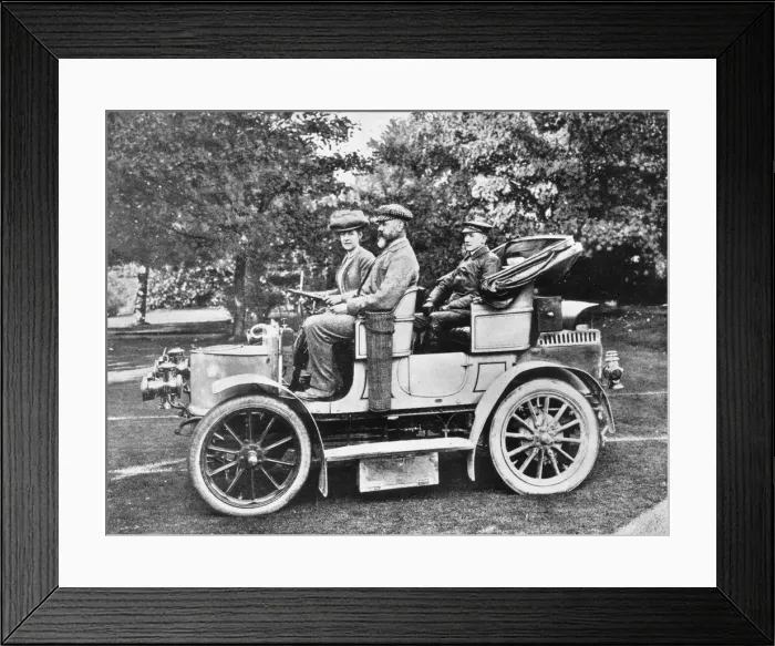 Framed Print : 1904 Gardner-Serpollet steam car. Creator: Unknown Framed Print : 1904 Gardner-Serpollet steam car. Creator: Unknown