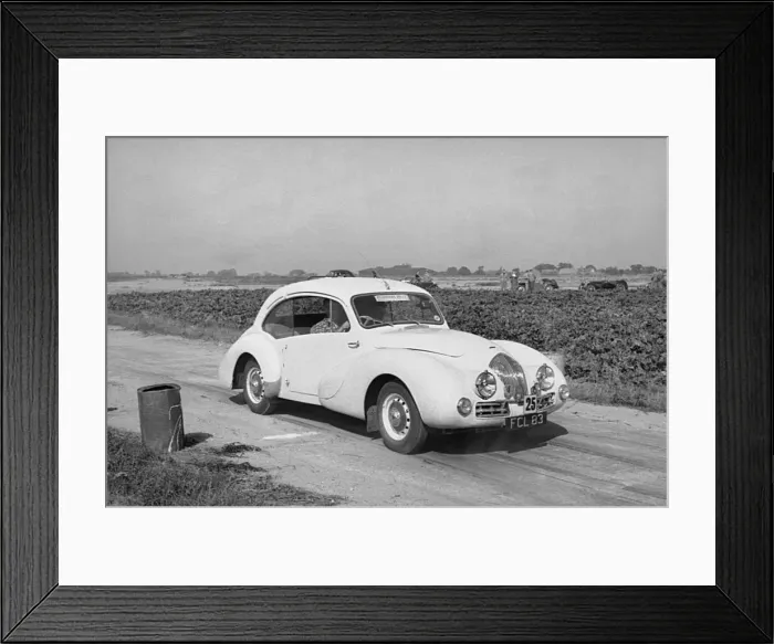 Framed Print : 1949 Healey Duncan on 1952 Felixtowe rally. Creator: Unknown