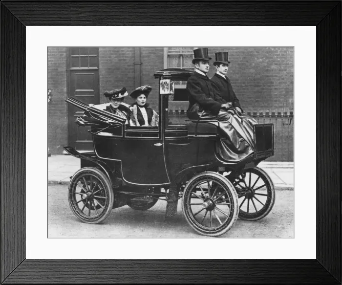 Framed Print : 1902 City & Suburban electric victoria. Creator: Unknown Framed Print : 1902 City & Suburban electric victoria. Creator: Unknown