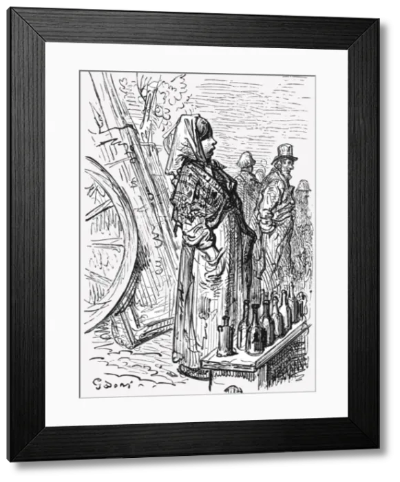 Framed Print : Refreshments by the Way, 1872. Creator: Gustave Doré Framed Print : Refreshments by the Way, 1872. Creator: Gustave Doré