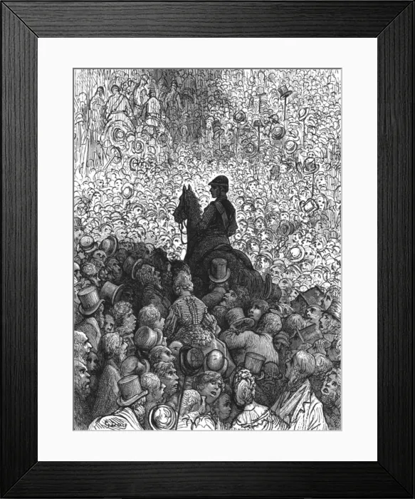 Framed Print : The Winner, 1872. Creator: Gustave Doré Framed Print : The Winner, 1872. Creator: Gustave Doré