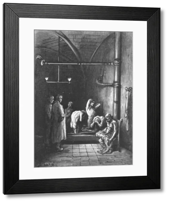 Framed Print : A House of Refuge - In the Bath, 1872. Creator: Gustave Doré Framed Print : A House of Refuge - In the Bath, 1872. Creator: Gustave Doré