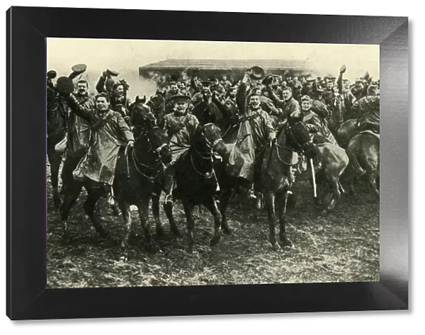 Canadian cavalry, First World War, 1916, (c1920). Creator: Unknown