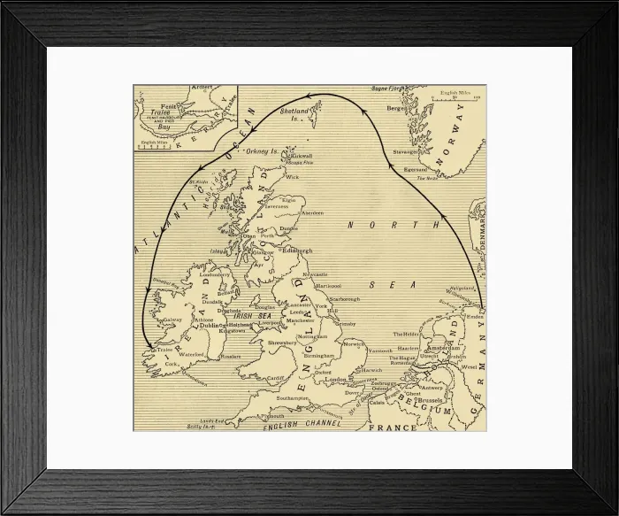 Framed Print : Germany and the Casement Plot, First World War, c1916, (c1920). Creator: Unknown Framed Print : Germany and the Casement Plot, First World War, c1916, (c1920). Creator: Unknown