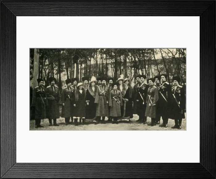 Framed Print : The Russian royal family, c1917, (c1920). Creator: Unknown Framed Print : The Russian royal family, c1917, (c1920). Creator: Unknown