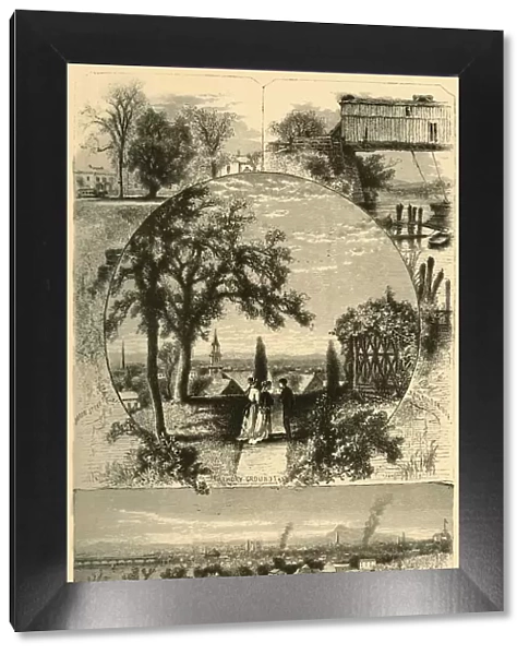 Scenes at Springfield, 1874. Creator: John J. Harley