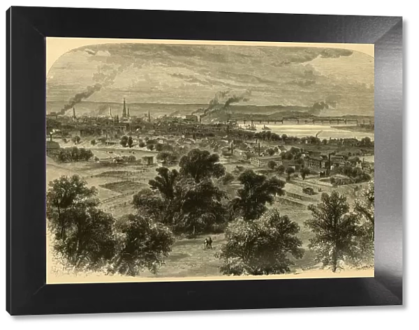 Louisville, from the Blind Asylum, 1874. Creator: Nathaniel Orr