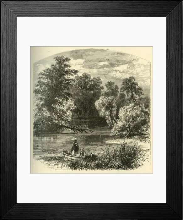 Framed Print : Group of Islets, 1874. Creator: Alfred Waud