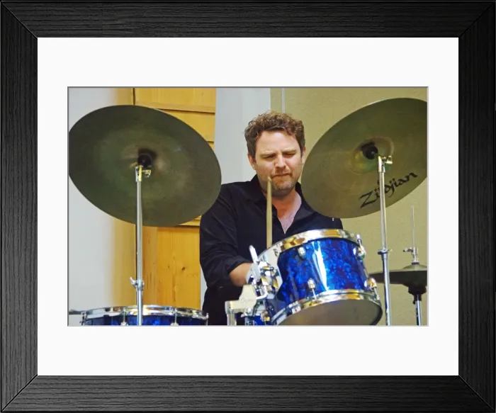 Framed Print : Gethin Jones, Adrian Cox Quartet, Loughton Methodist Church, Essex, 28 Sept 2019. Creator Framed Print : Gethin Jones, Adrian Cox Quartet, Loughton Methodist Church, Essex, 28 Sept 2019. Creator