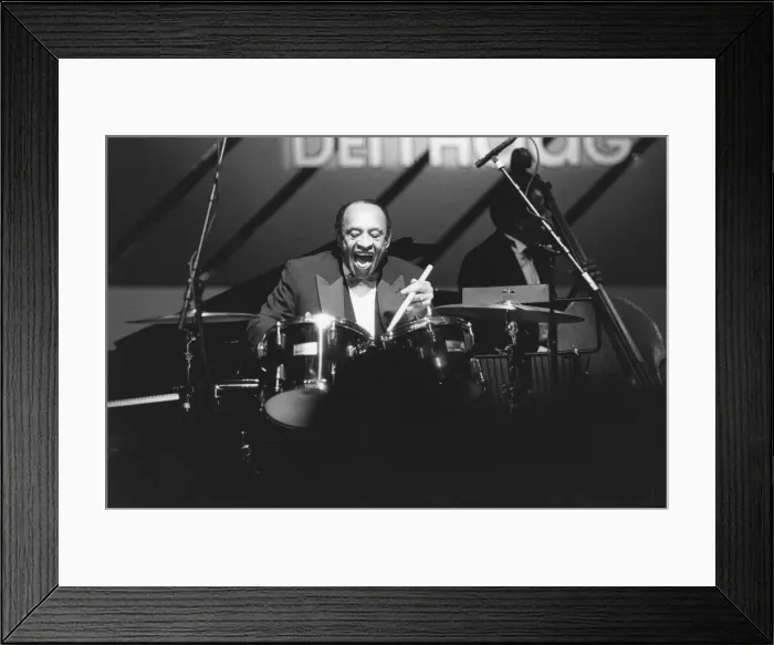 Framed Print : Lionel Hampton, North Sea Jazz Festival, The Hague, Netherlands, 1988. Creator: Brian Foskett Framed Print : Lionel Hampton, North Sea Jazz Festival, The Hague, Netherlands, 1988. Creator: Brian Foskett