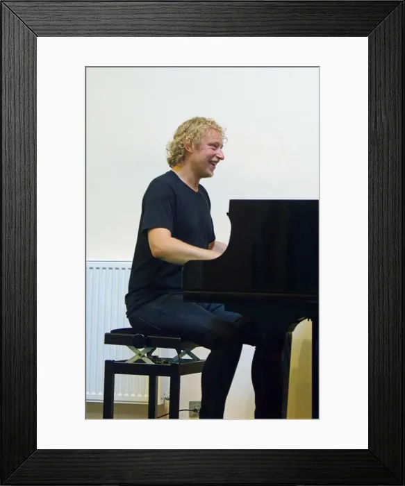 Framed Print : Joe Webb, Adrian Cox Quartet, Loughton Methodist Church, Essex, 28 Sept 2019. Creator Framed Print : Joe Webb, Adrian Cox Quartet, Loughton Methodist Church, Essex, 28 Sept 2019. Creator