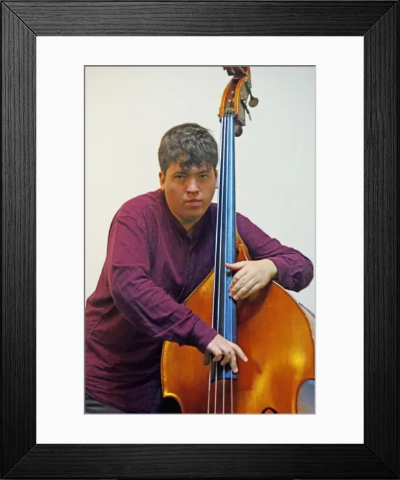 Framed Print : Simon Read, Adrian Cox Quartet, Loughton Methodist Church, Essex, 28 Sept 2019. Creator Framed Print : Simon Read, Adrian Cox Quartet, Loughton Methodist Church, Essex, 28 Sept 2019. Creator