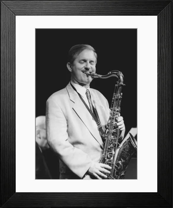 Framed Print : Scott Hamilton, Brecon Jazz Festival, Powys, Wales, 1998. Creator: Brian Foskett Framed Print : Scott Hamilton, Brecon Jazz Festival, Powys, Wales, 1998. Creator: Brian Foskett