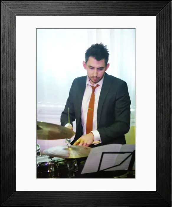Framed Print : Ed Richardson, Watermill Jazz Club, Dorking Surrey, 24 Sept 2019. Creator: Brian O Connor Framed Print : Ed Richardson, Watermill Jazz Club, Dorking Surrey, 24 Sept 2019. Creator: Brian O Connor
