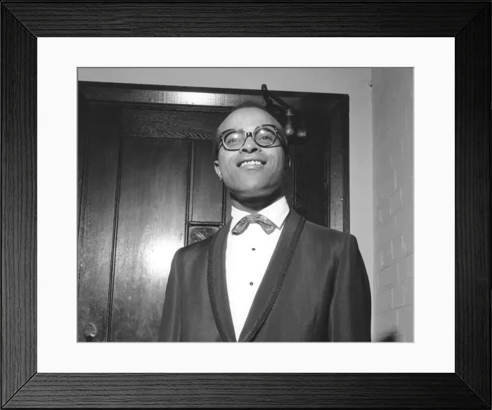 Framed Print : Jon Hendricks, Count Basie tour, 1962. Creator: Brian Foskett Framed Print : Jon Hendricks, Count Basie tour, 1962. Creator: Brian Foskett