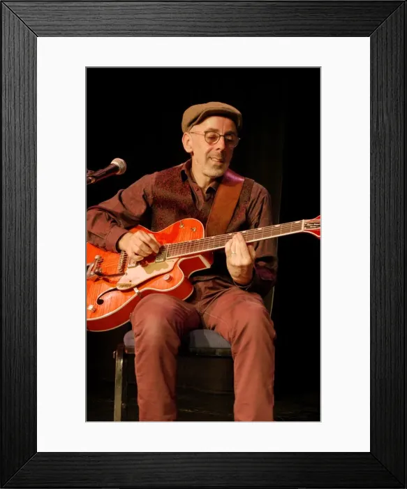 Framed Print : Lionel Phillippe, The Gogoville Blues Stars, Crawley Blues Club, Hawth, West Sussex, 18 Oct 2019 Framed Print : Lionel Phillippe, The Gogoville Blues Stars, Crawley Blues Club, Hawth, West Sussex, 18 Oct 2019