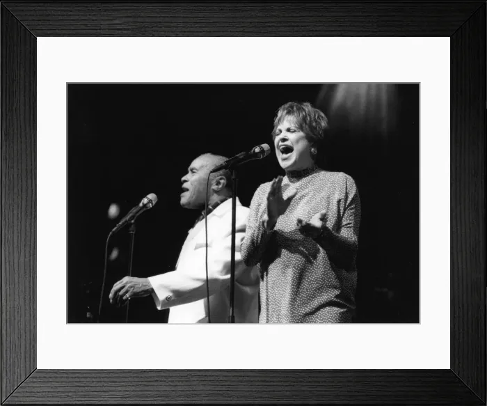 Framed Print : Jon Hendricks and Annie Ross, North Sea Jazz Festival, The Hague, Netherlands, 1999 Framed Print : Jon Hendricks and Annie Ross, North Sea Jazz Festival, The Hague, Netherlands, 1999