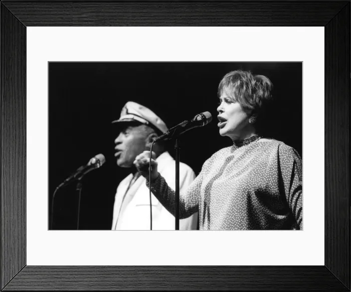 Framed Print : Jon Hendricks and Annie Ross, North Sea Jazz Festival, The Hague, Netherlands, 1999 Framed Print : Jon Hendricks and Annie Ross, North Sea Jazz Festival, The Hague, Netherlands, 1999