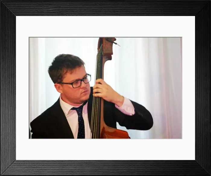 Framed Print : Conor Chaplin, Watermill Jazz Club, Dorking Surrey, 24 Sept 2019. Creator: Brian O Connor Framed Print : Conor Chaplin, Watermill Jazz Club, Dorking Surrey, 24 Sept 2019. Creator: Brian O Connor