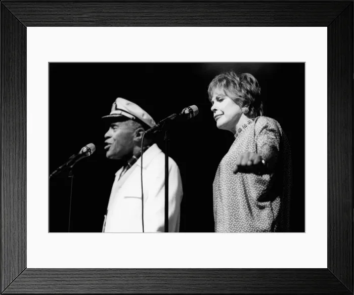 Framed Print : Jon Henricks and Annie Ross, North Sea Jazz Festival, The Hague, Netherlands, 1999 Framed Print : Jon Henricks and Annie Ross, North Sea Jazz Festival, The Hague, Netherlands, 1999