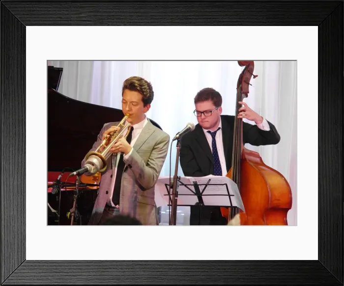 Framed Print : Freddie Gavita and Conor Chaplin, Watermill Jazz Club, Dorking Surrey, 24 Sept 2019 Framed Print : Freddie Gavita and Conor Chaplin, Watermill Jazz Club, Dorking Surrey, 24 Sept 2019