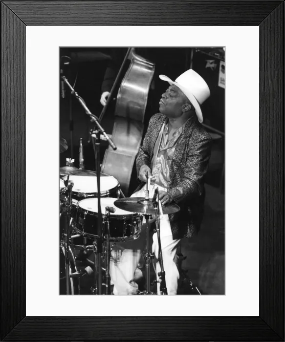 Framed Print : Roy Haynes, North Sea Jazz Festival, The Hague, Netherlands, 1993. Creator: Brian Foskett Framed Print : Roy Haynes, North Sea Jazz Festival, The Hague, Netherlands, 1993. Creator: Brian Foskett