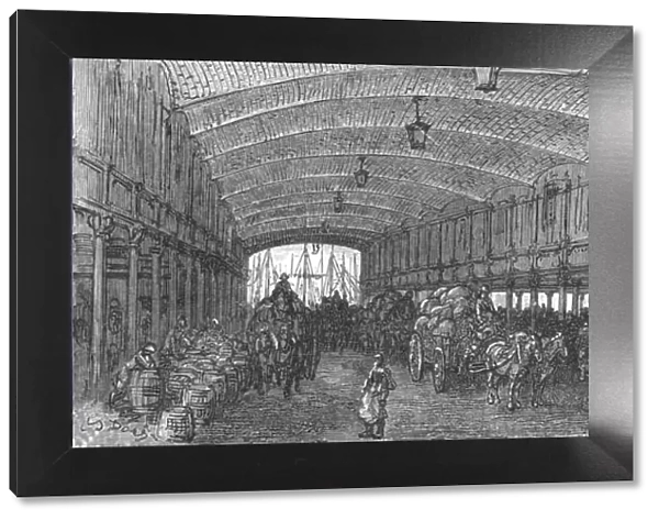 The Great Warehouse-St. Katherines Dock, 1872. Creator: Gustave Doré