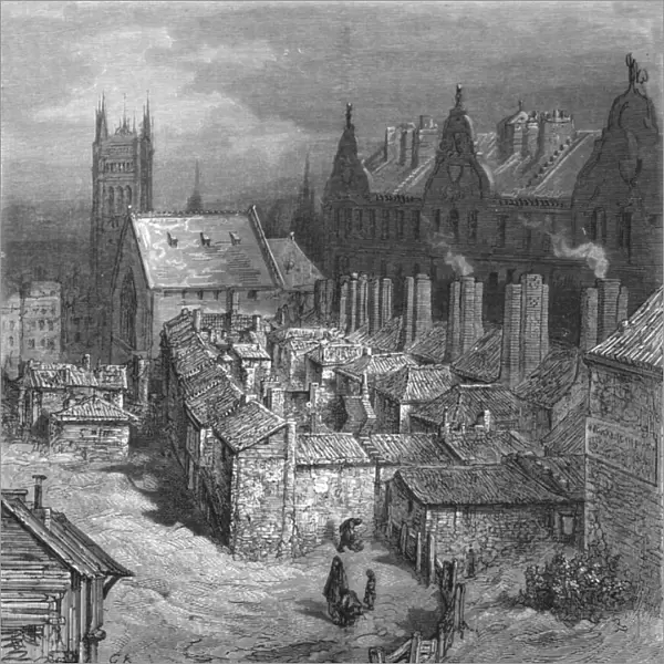 The Devils Acre - Westminster, 1872. Creator: Gustave Doré