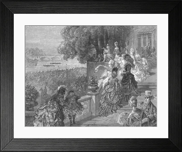 Framed Print : The Limes - Mortlake, 1872. Creator: Gustave Doré Framed Print : The Limes - Mortlake, 1872. Creator: Gustave Doré