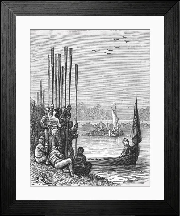 Framed Print : The Crews, 1872. Creator: Gustave Doré Framed Print : The Crews, 1872. Creator: Gustave Doré