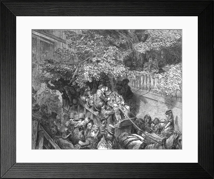 Framed Print : Caught in the Branches, 1872. Creator: Gustave Doré Framed Print : Caught in the Branches, 1872. Creator: Gustave Doré