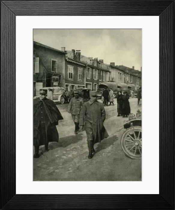 Framed Print : General Joffre and General Petain, Verdun, northern France, First World War, 1916, (c1920) Framed Print : General Joffre and General Petain, Verdun, northern France, First World War, 1916, (c1920)
