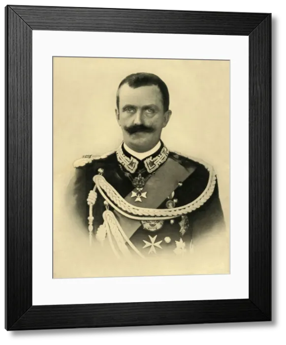 Framed Print : H. M. Victor Emmanuel III, King of Italy, c1910s, (c1920). Creator: Russell & Sons Framed Print : H. M. Victor Emmanuel III, King of Italy, c1910s, (c1920). Creator: Russell & Sons